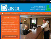 Tablet Screenshot of duncancre.com